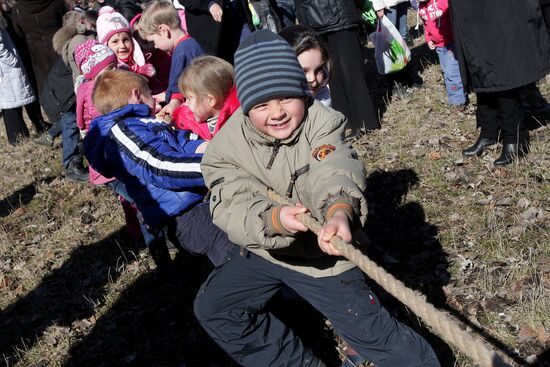 Shrovetide celebrations in Russian regions