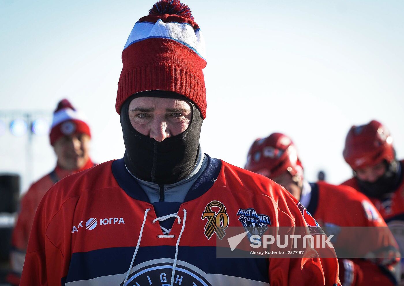 Hockey festival on Lake Baikal surface sponsored by Night Hockey League