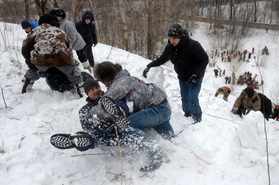 Shrovetide celebrations in Russian regions