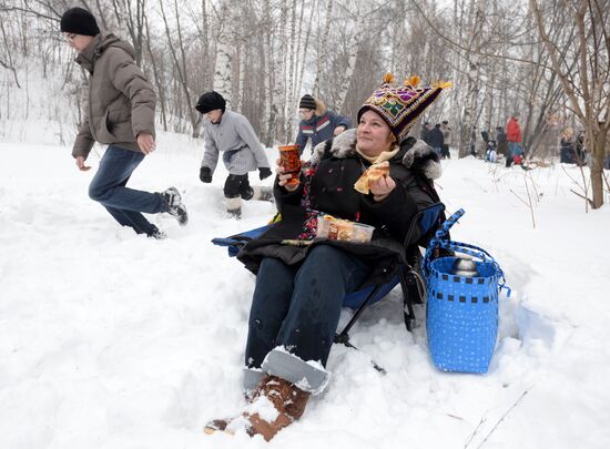 Shrovetide celebrations in Russian regions