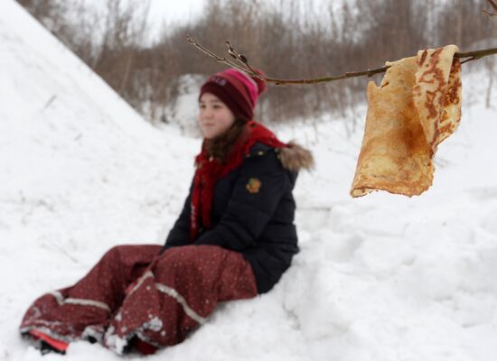 Shrovetide celebrations in Russian regions
