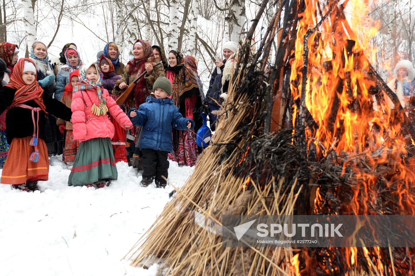 Shrovetide celebrations in Russian regions