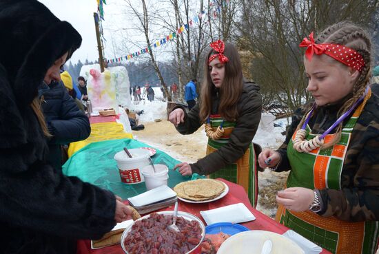 Bakshevskaya Maslenitsa celebrated in Moscow region