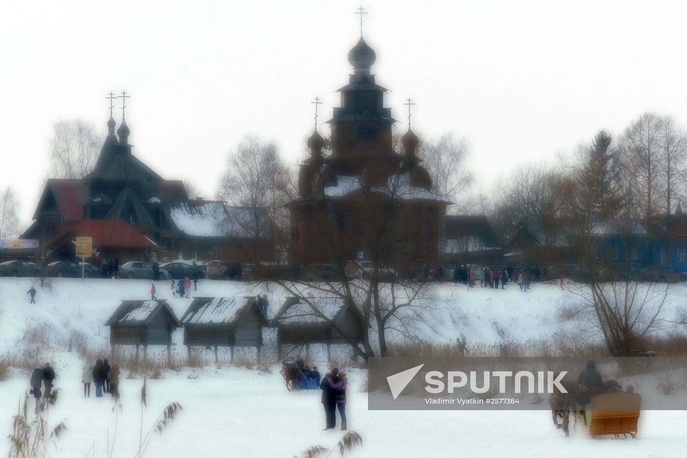 Shrovetide celebrations in Suzdal