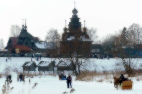 Shrovetide celebrations in Suzdal