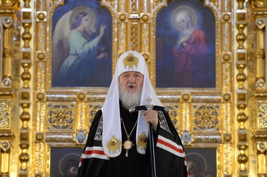 Patriarch Kirill conducts Vespers of Forgiveness at Cathedral of Christ the Savior