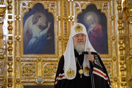 Patriarch Kirill conducts Vespers of Forgiveness at Cathedral of Christ the Savior