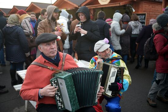 Shrovetide celebrations in Moscow