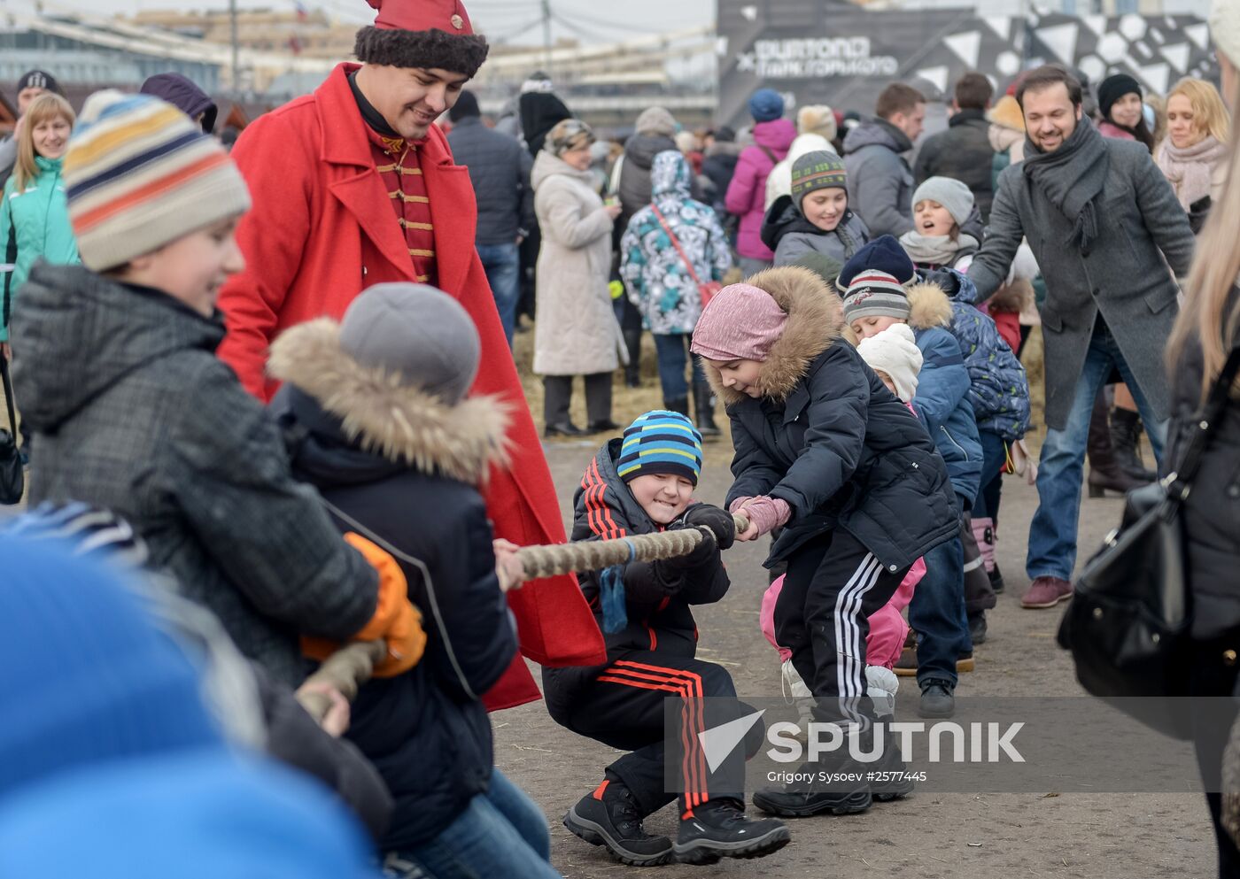 Shrovetide celebrations in Moscow