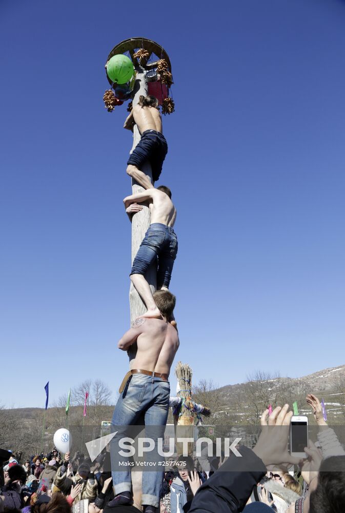 Shrovetide celebrations in Russian regions