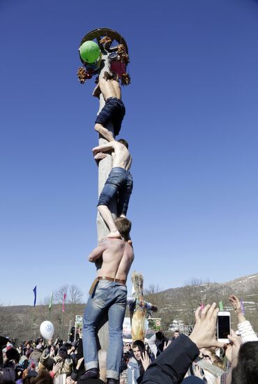 Shrovetide celebrations in Russian regions