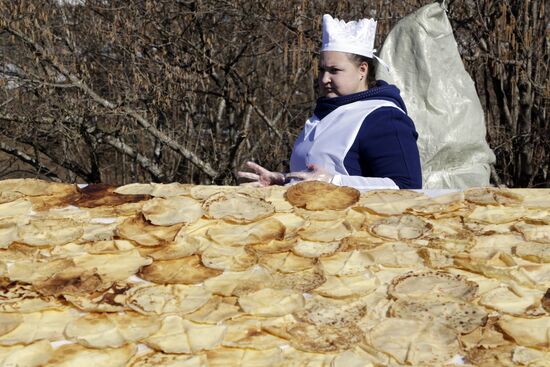 Shrovetide celebrations in Russian regions