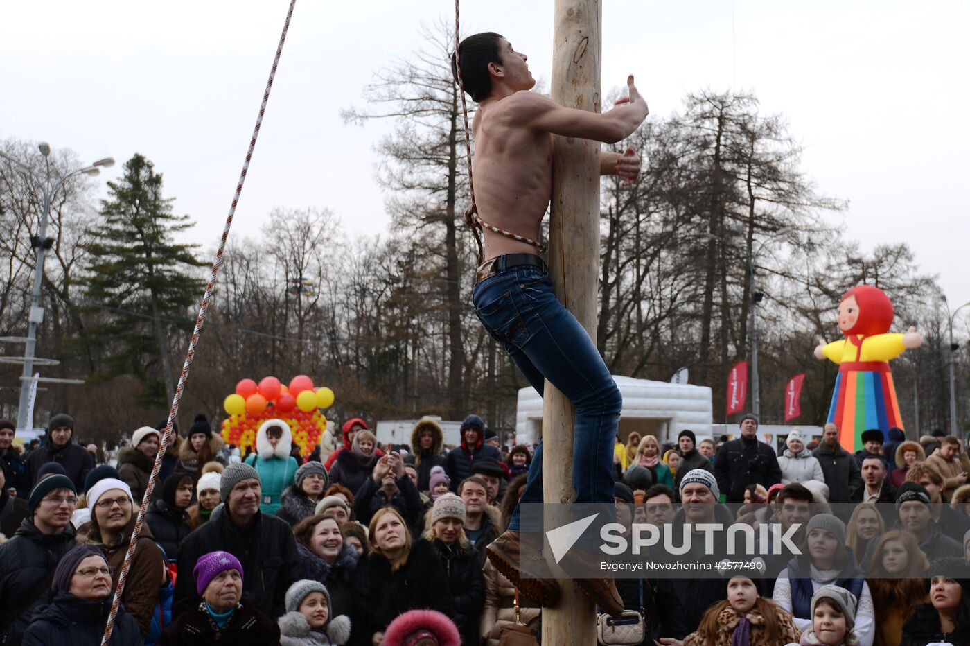 Shrovetide celebrations in Moscow