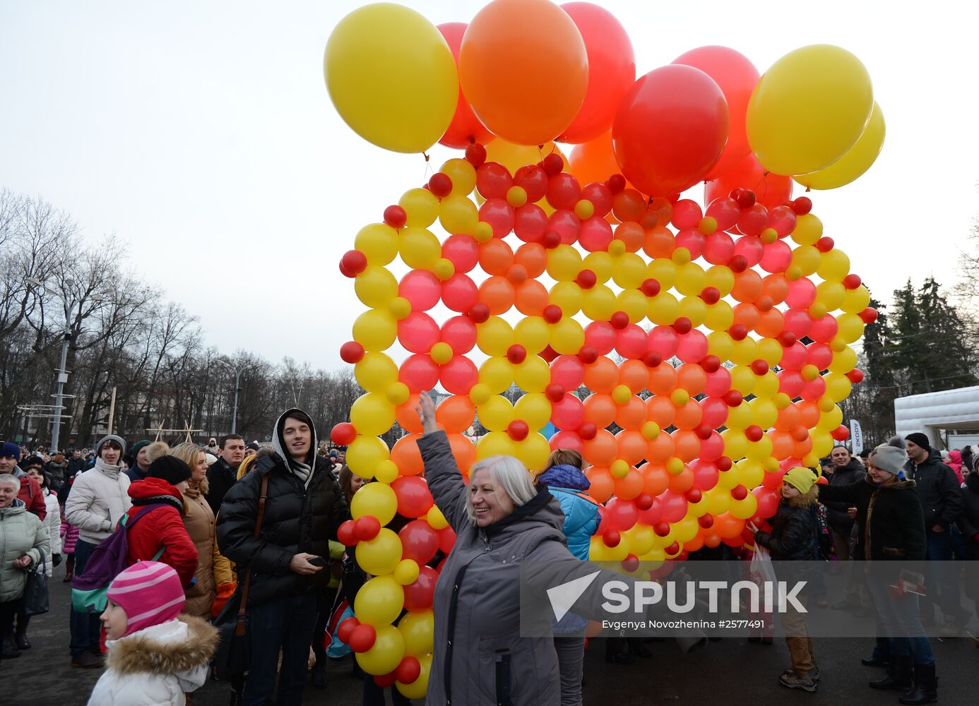 Shrovetide celebrations in Moscow