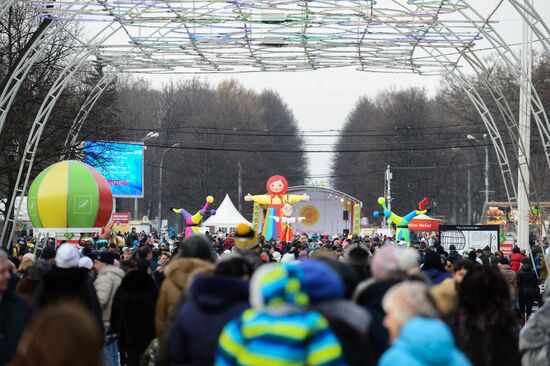 Shrovetide celebrations in Moscow