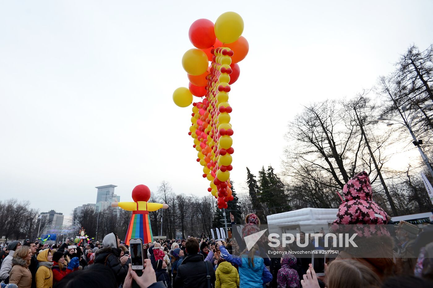 Shrovetide celebrations in Moscow