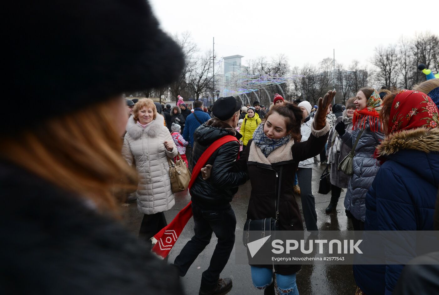 Shrovetide celebrations in Moscow