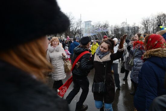 Shrovetide celebrations in Moscow