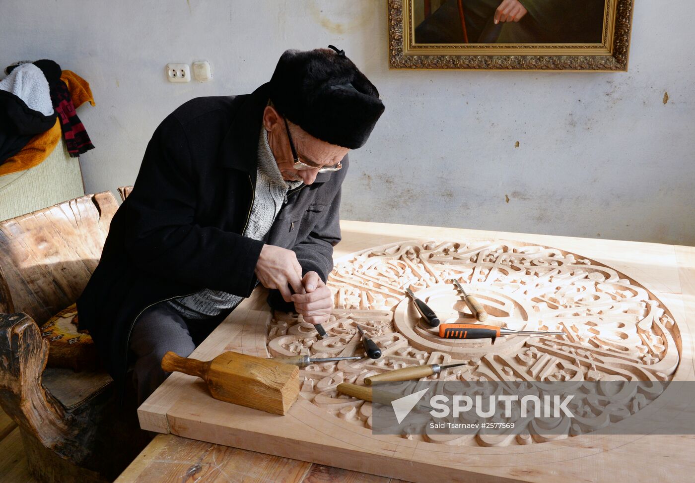 Crafts artists in Chechen Republic