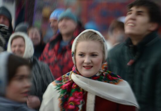 Shrovetide celebrations in Suzdal