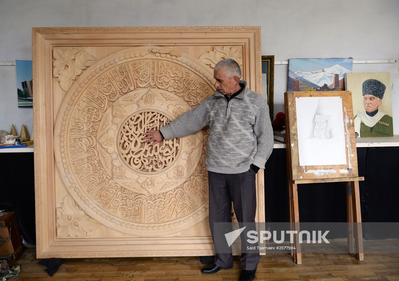 Crafts artists in Chechen Republic