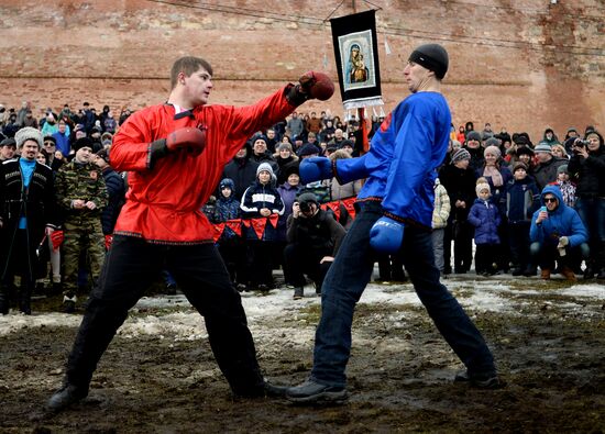 Shrovetide celebrations in Russian regions