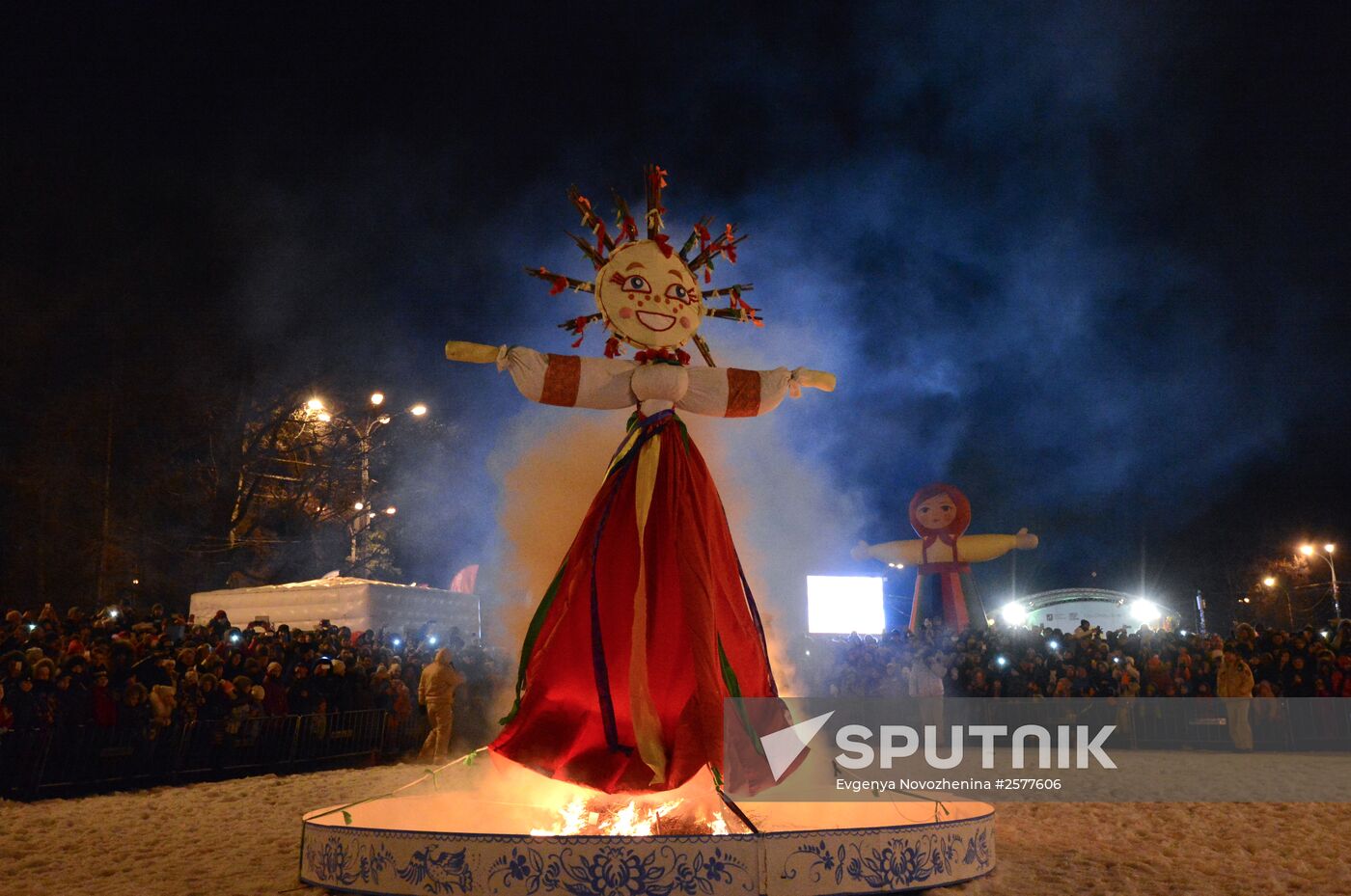 Shrovetide celebrations in Moscow