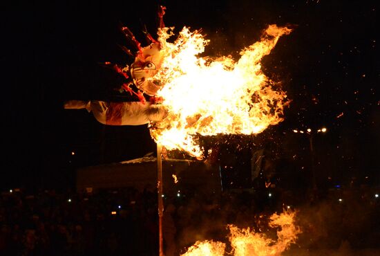 Shrovetide celebrations in Moscow