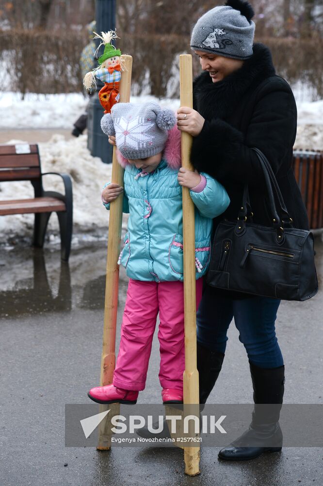 Shrovetide celebrations in Moscow