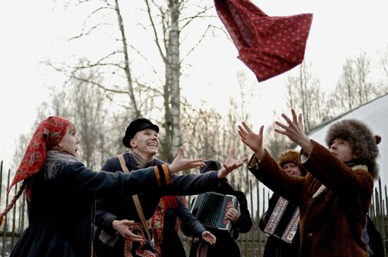 Shrovetide celebrations in Russian regions