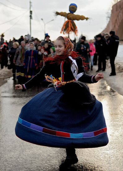 Shrovetide celebrations in Russian regions