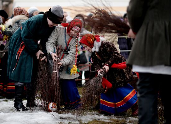 Shrovetide celebrations in Russian regions