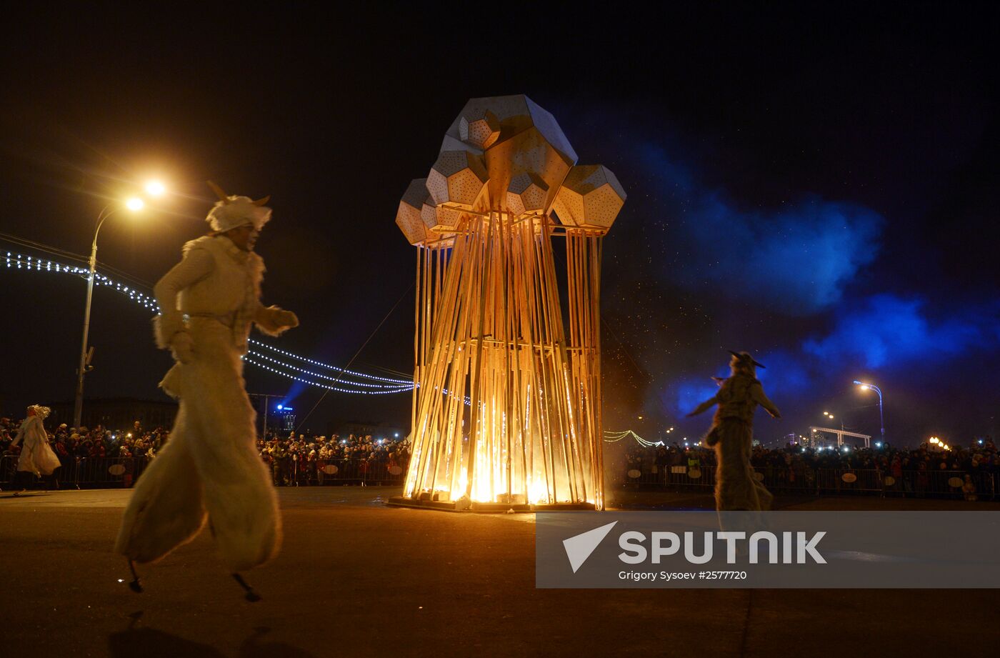 Shrovetide celebrations in Moscow