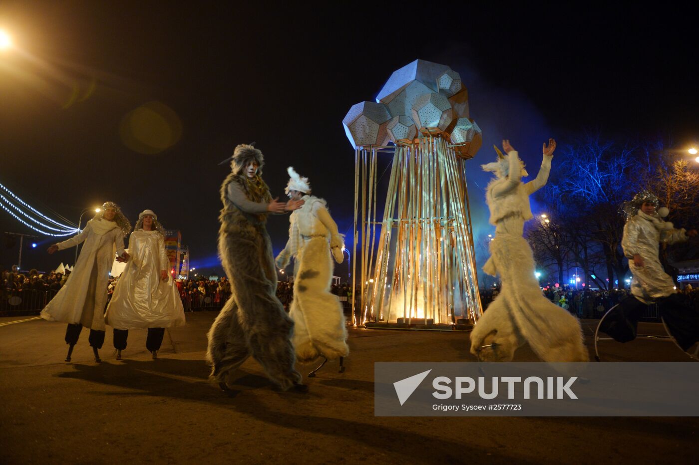 Shrovetide celebrations in Moscow