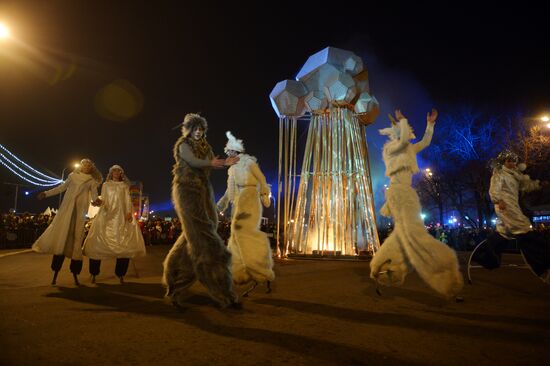 Shrovetide celebrations in Moscow