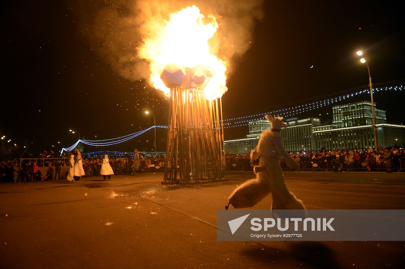 Shrovetide celebrations in Moscow