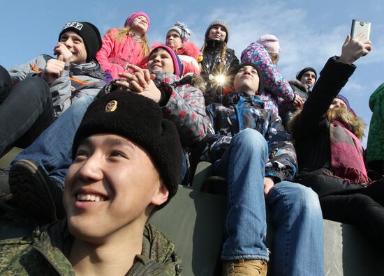 Defender of the Fatherland Day celebrations in Russian regions