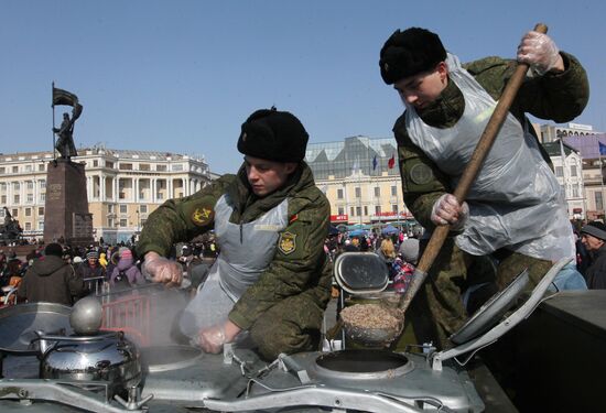 Defender of the Fatherland Day celebrations in Russian regions