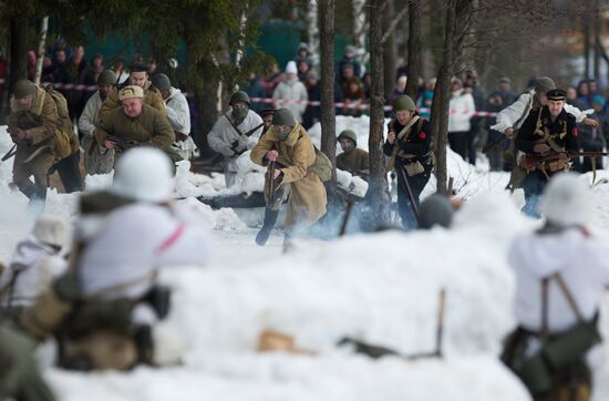 "Reconnaissance. Kellomäki Coast" military historical re-enactment