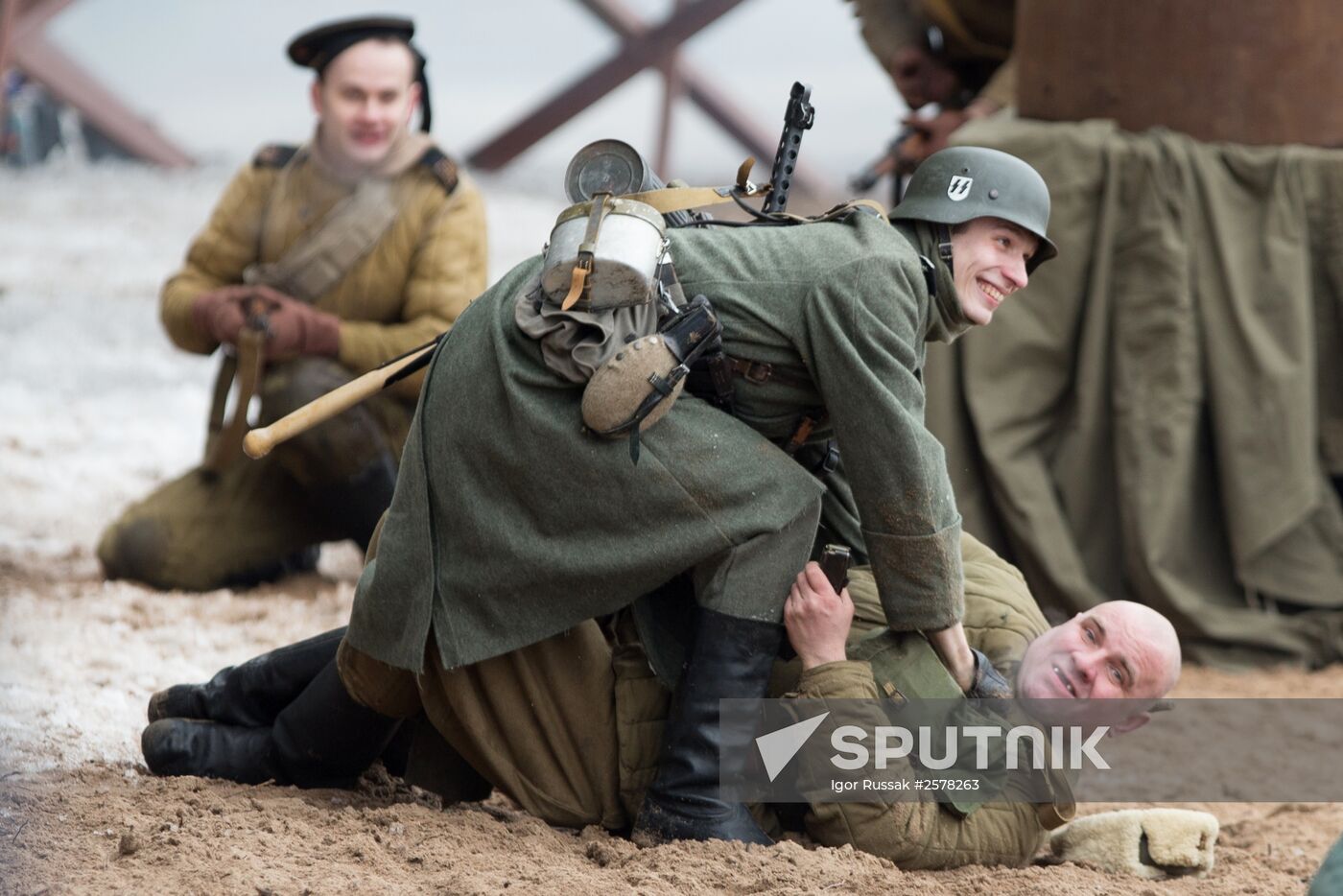 "Reconnaissance. Kellomäki Coast" military historical re-enactment