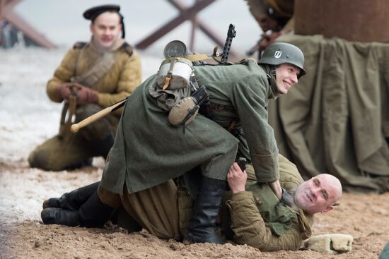 "Reconnaissance. Kellomäki Coast" military historical re-enactment