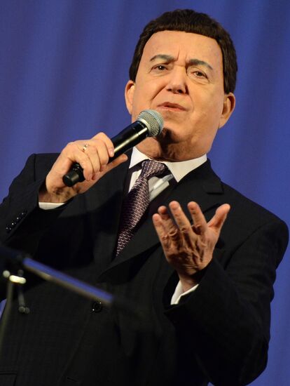 Iosif Kobzon performs at the Donetsk Opera and Ballet Theater