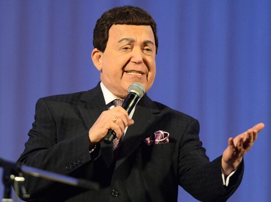 Iosif Kobzon performs at the Donetsk Opera and Ballet Theater