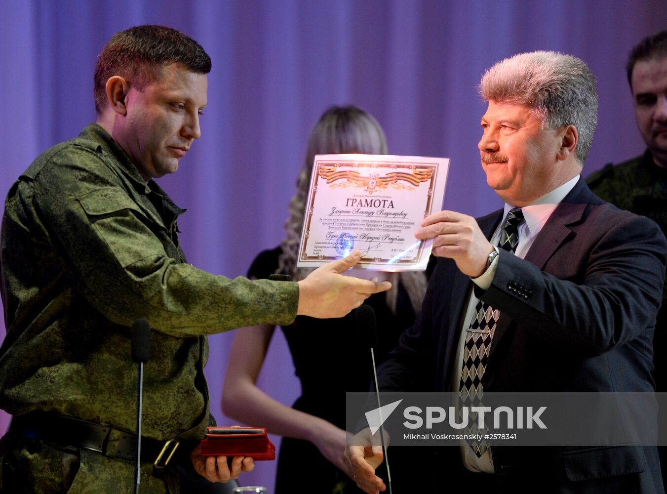 Iosif Kobzon performs at the Donetsk Opera and Ballet Theater