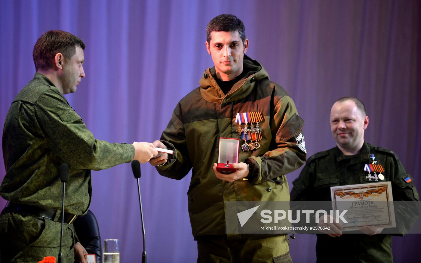 Iosif Kobzon performs at the Donetsk Opera and Ballet Theater