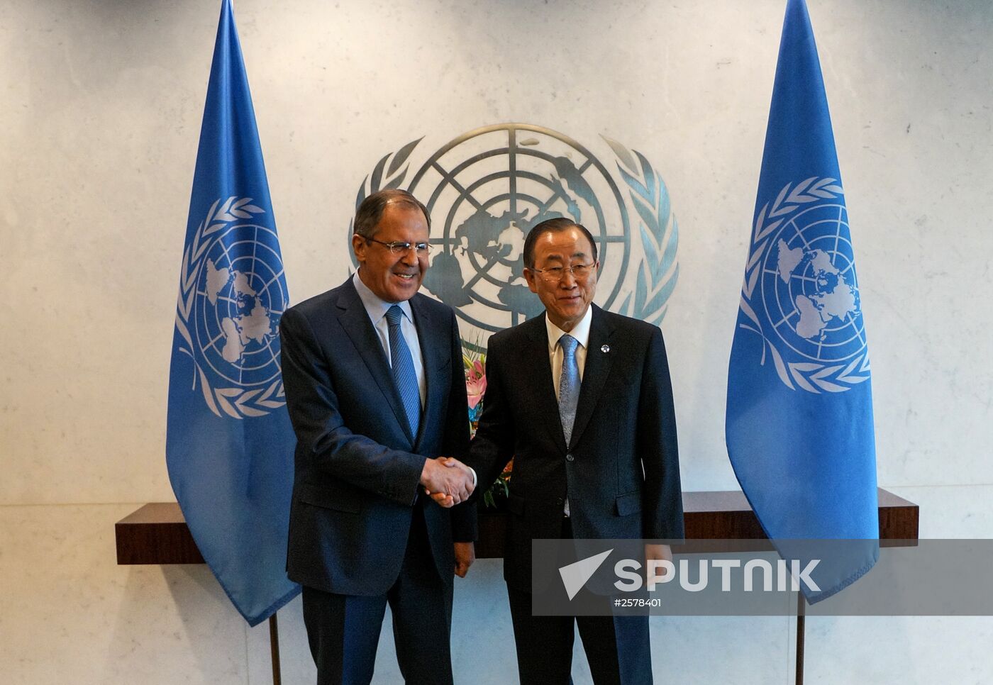 Russian Foreign Minister Sergei Lavrov takes part in UNSC ministerial debates