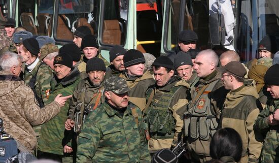 Presentation of awards to DPR self-defense fighters in Donetsk