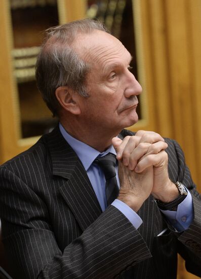 State Duma Speaker Sergei Naryshkin meets with President of the French Senate Gerard Larcher