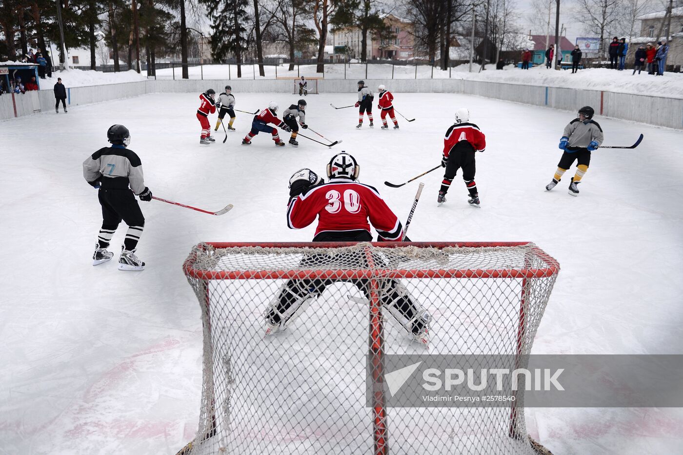 Amateur ice hockey players in the Nizhny Novgorod Region