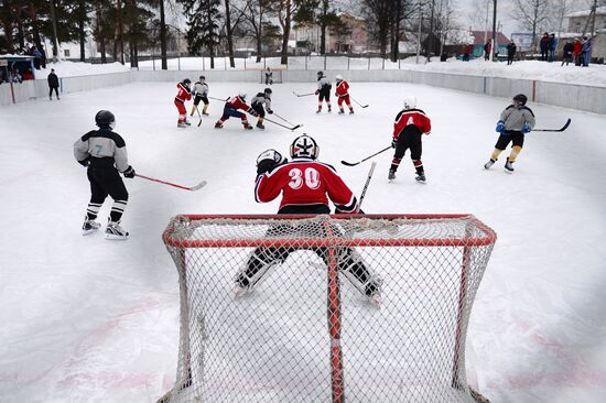 Amateur ice hockey players in the Nizhny Novgorod Region